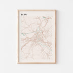 bern switzerland map poster - image 1