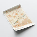 frankfurt germany map poster - image 3