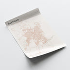 santiago, chile map poster - image 4