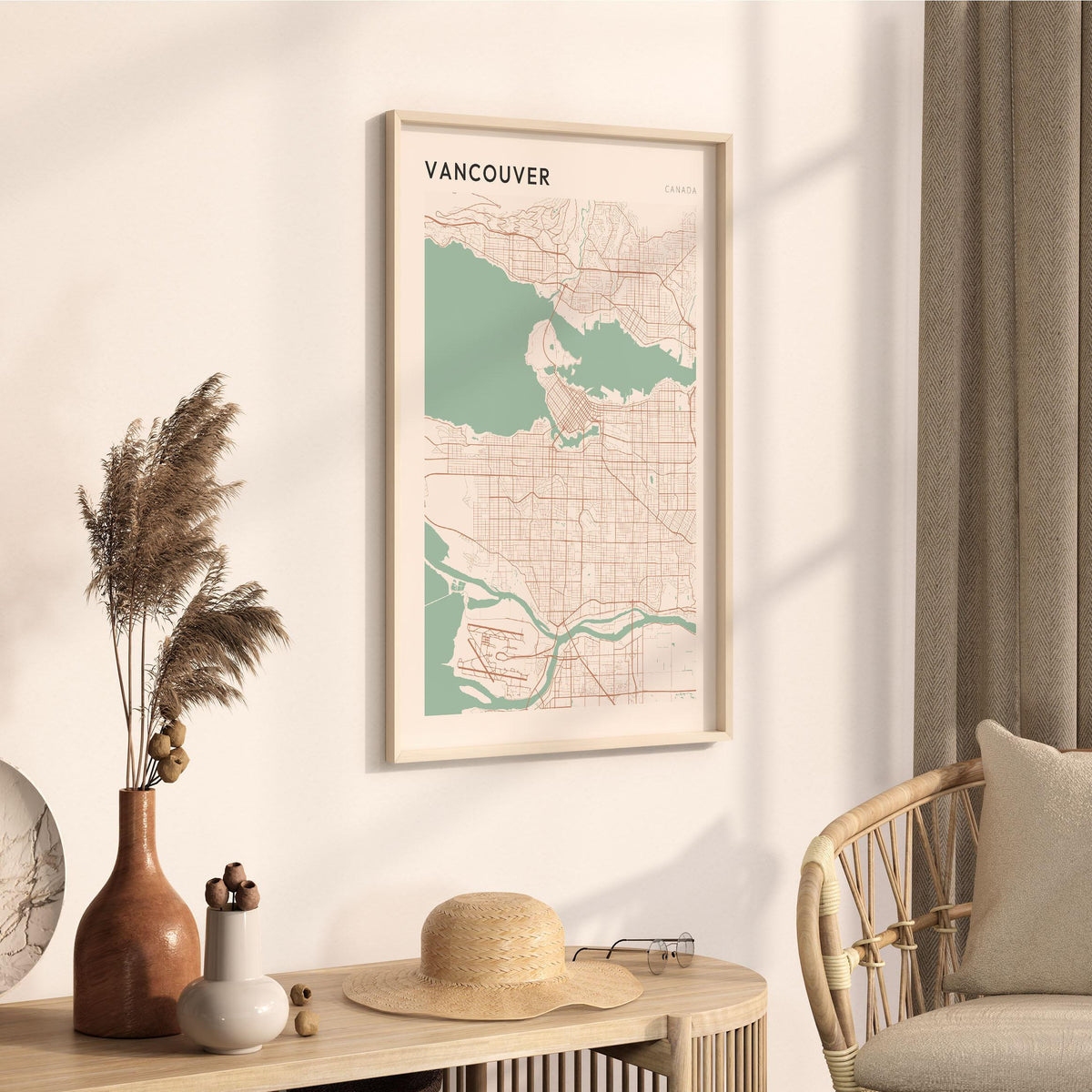 vancouver, british columbia map poster - image 2