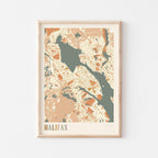 halifax, nova scotia map poster - image 1