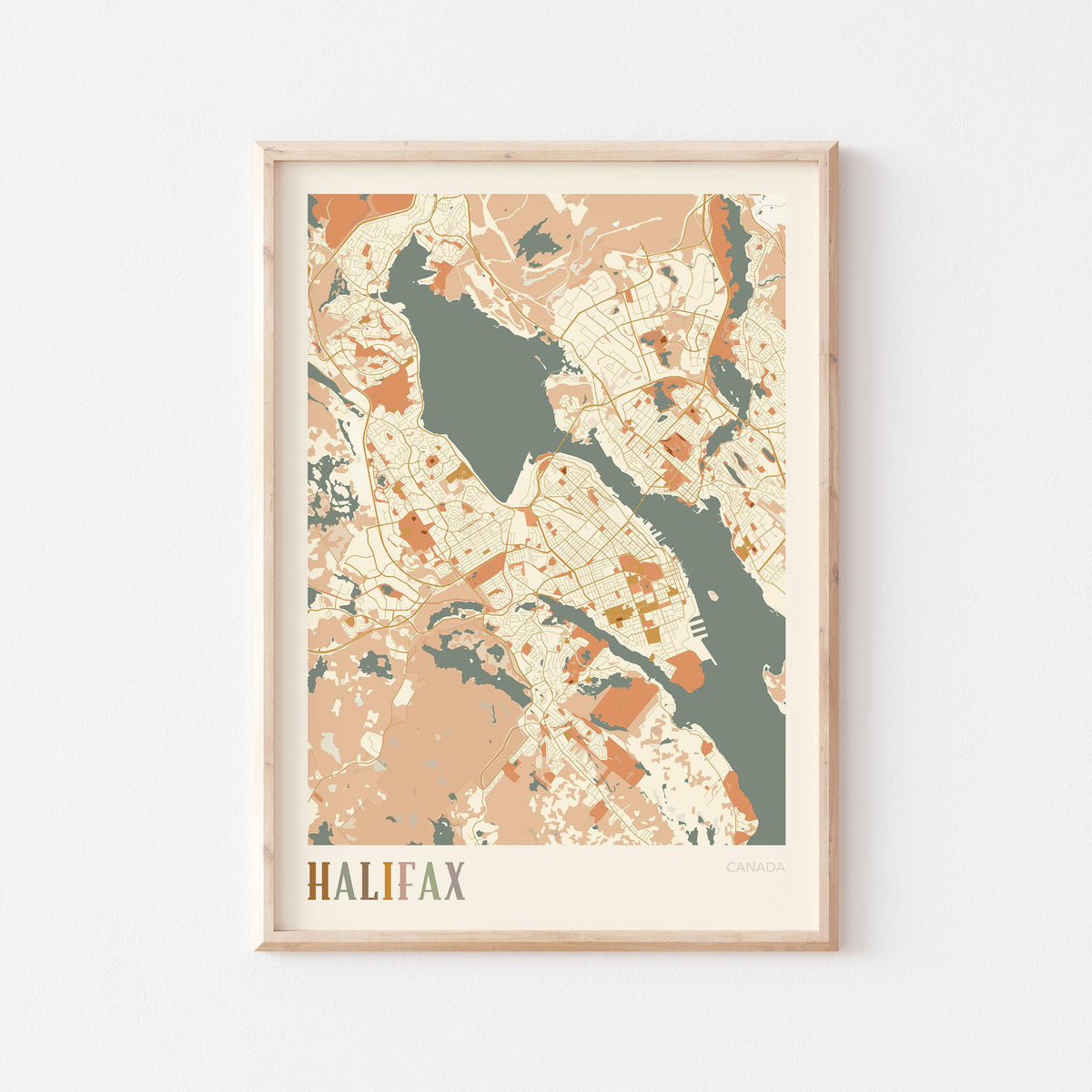 halifax, nova scotia map poster - image 1