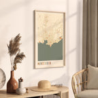 montevideo, uruguay map poster - image 2