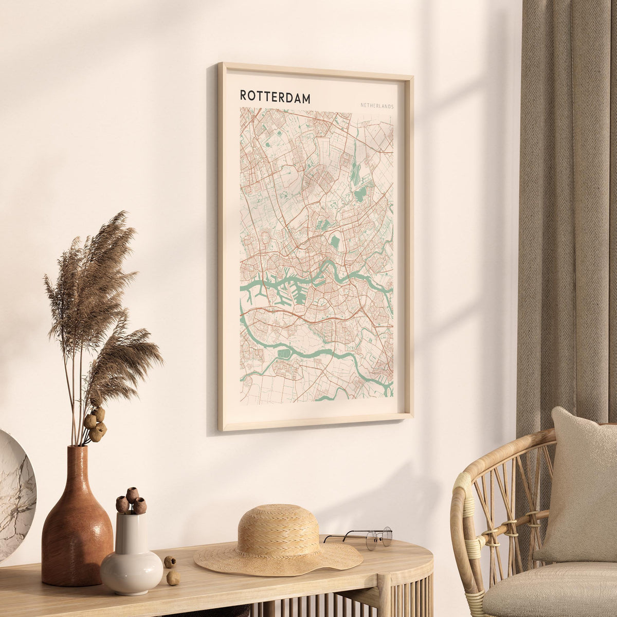 rotterdam netherlands map poster - image 2