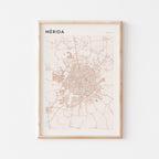 merida, mexico map poster - image 1