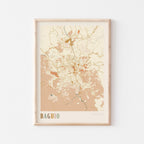 baguio, philippines map poster - image 1