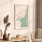 varna bulgaria map poster - image 2