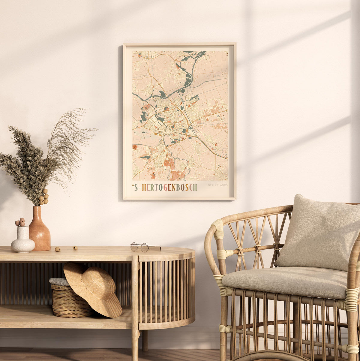 s-hertogenbosch netherlands map poster - image 3