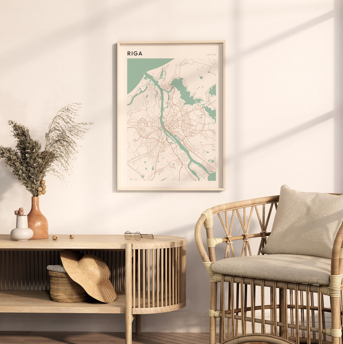 riga latvia map poster - image 3