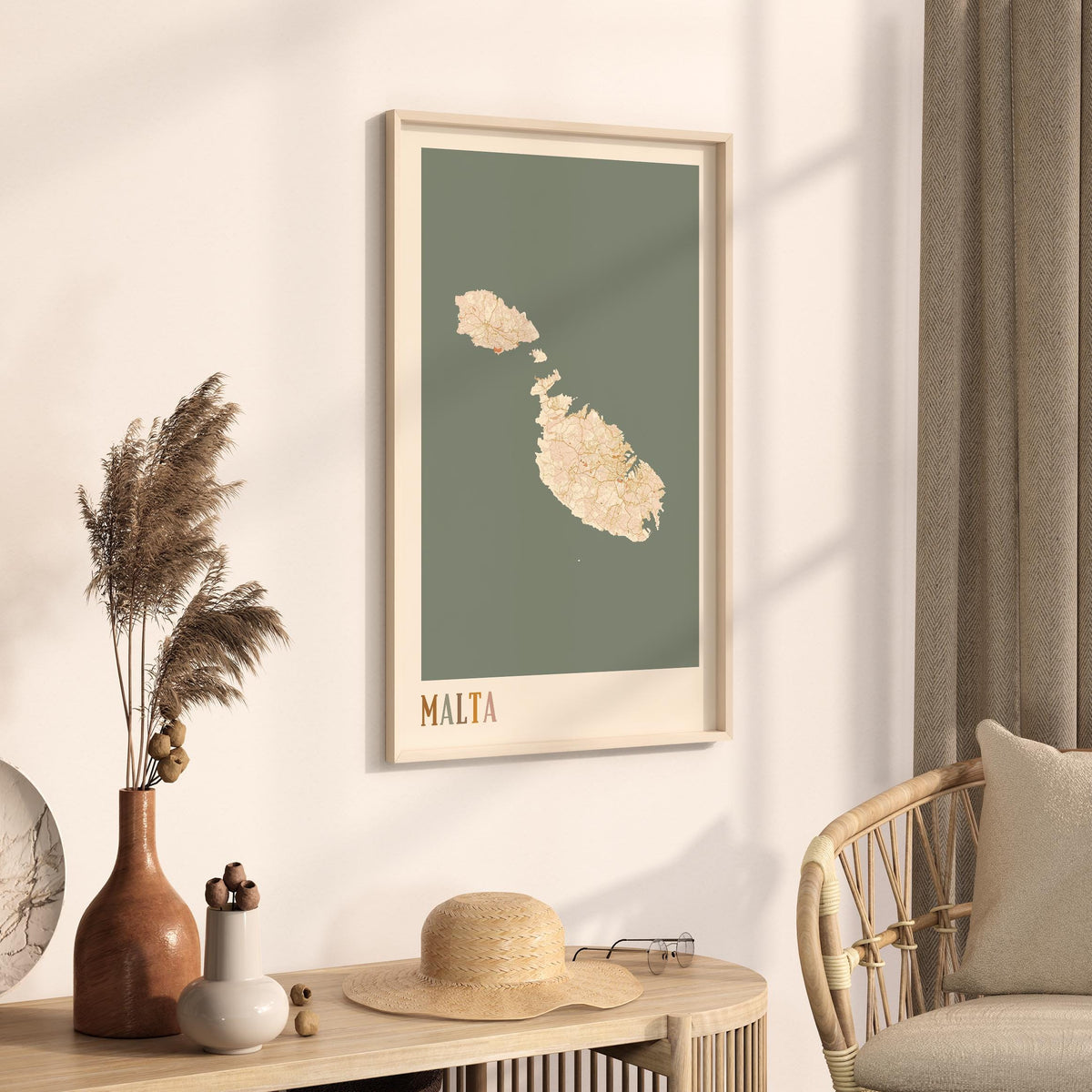 malta malta map poster - image 2