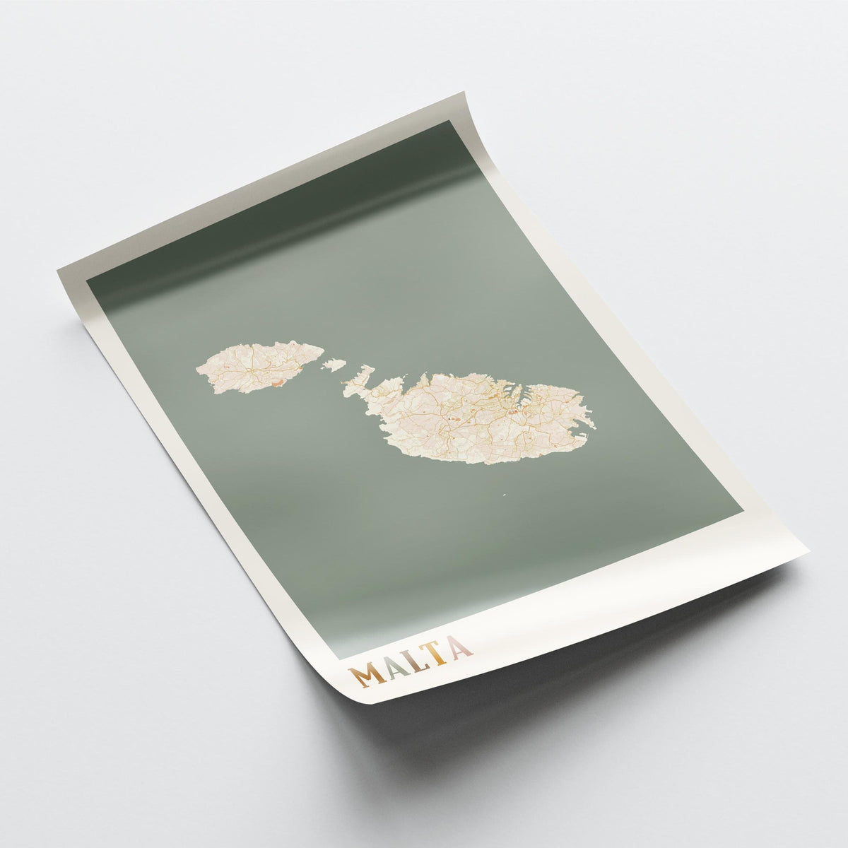 malta malta map poster - image 4