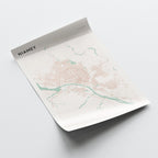 niamey, niger map poster - image 4