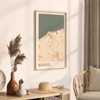 kolobrzeg poland map poster - image 2