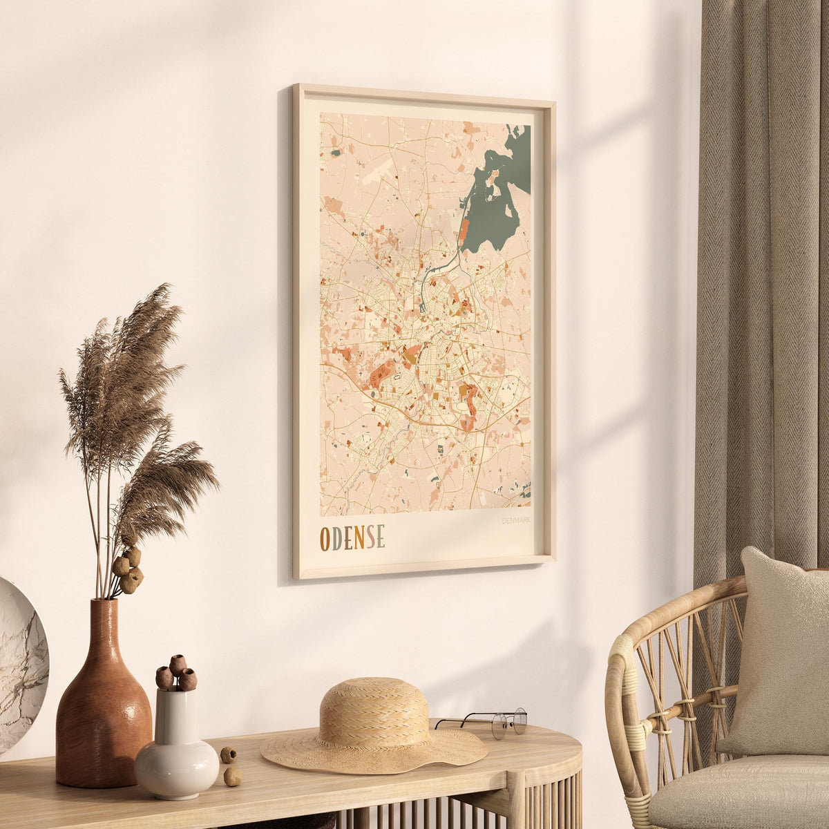 odense denmark map poster - image 2