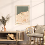 kolobrzeg poland map poster - image 3