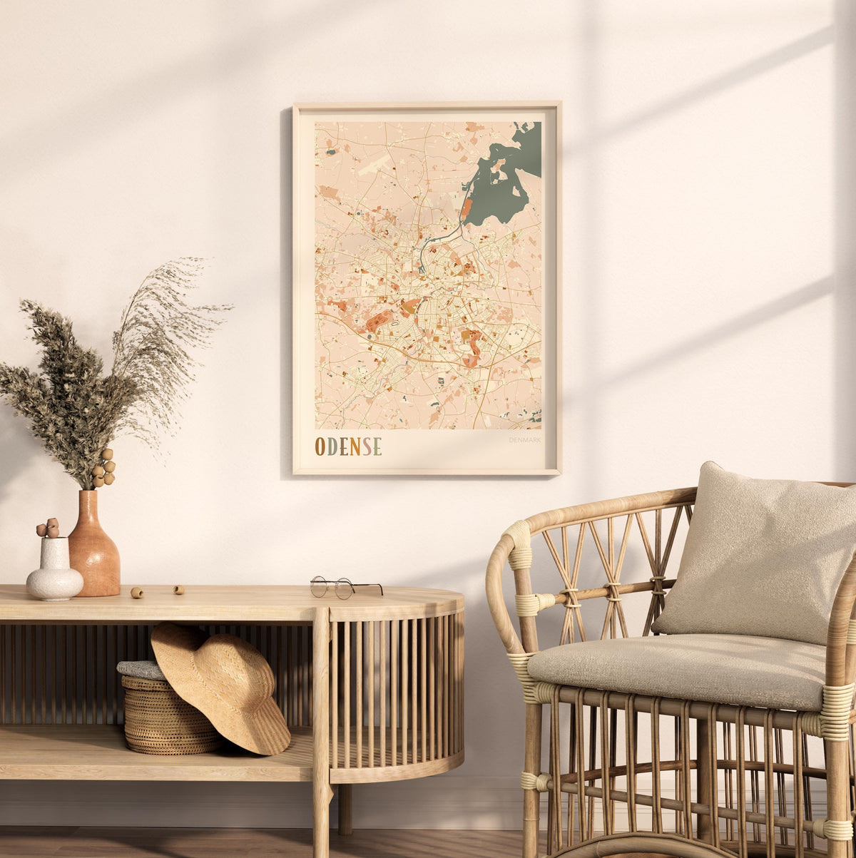 odense denmark map poster - image 3