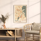 copenhagen denmark map poster - image 3