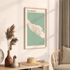 willemstad, curacao map poster - image 2