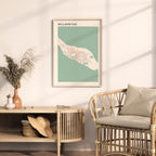willemstad, curacao map poster - image 3