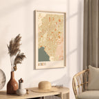 athens greece map poster - image 2