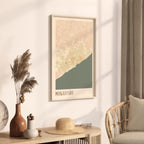mogadishu, somalia map poster - image 2