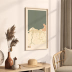 dili, timor leste map poster - image 2