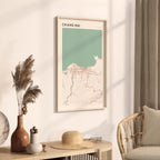 chiang mai, thailand map poster - image 2
