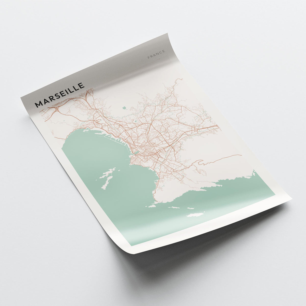 marseille france map poster - image 4