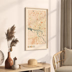 hamburg germany map poster - image 2