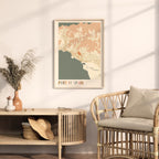 port of spain, trinidad and tobago map poster - image 3