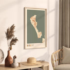 boracay, philippines map poster - image 2