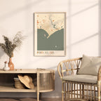 punta del este, uruguay map poster - image 3