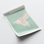 dakar, senegal map poster - image 4