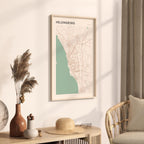 helsingborg sweden map poster - image 2