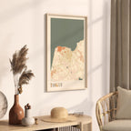 tangier, morocco map poster - image 2