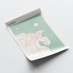 corfu greece map poster - image 4