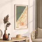 rabat, morocco map poster - image 2