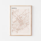 murcia spain map poster - image 1
