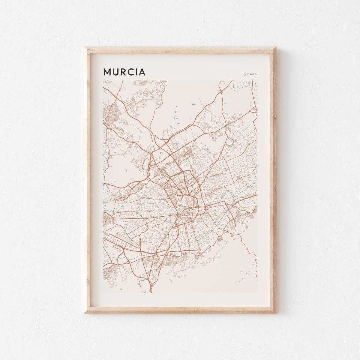 murcia spain map poster - image 1