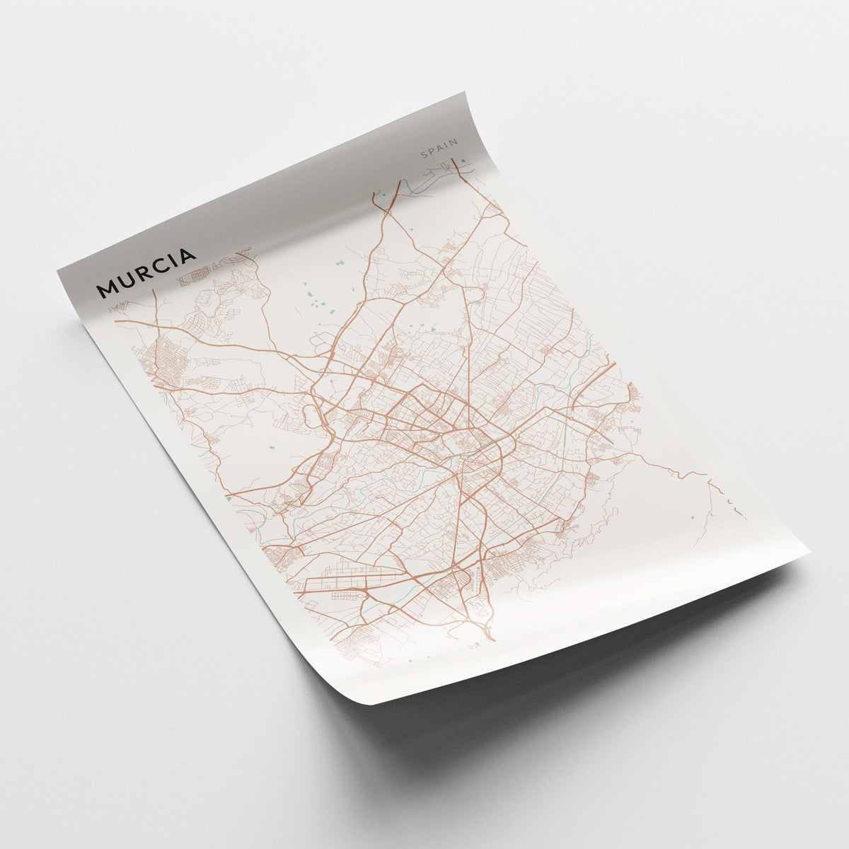 murcia spain map poster - image 4