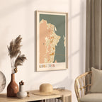 george town, malaysia map poster - image 2