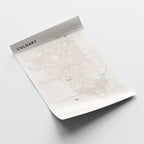 calgary, alberta map poster - image 3
