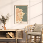 george town, malaysia map poster - image 3