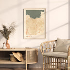 jakarta, indonesia map poster - image 3