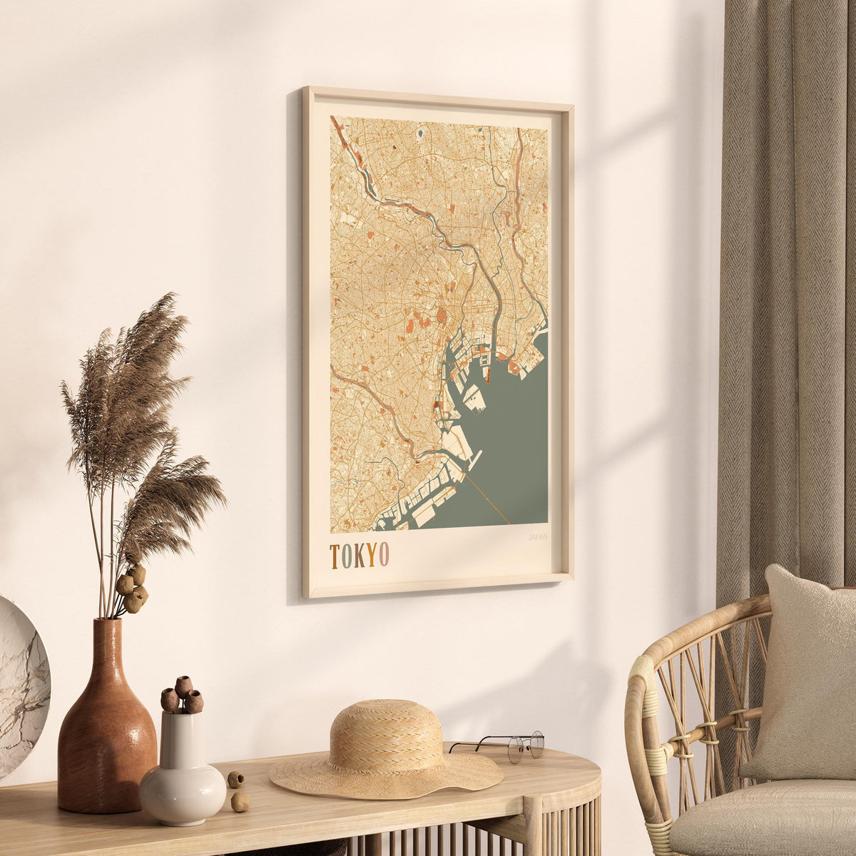 tokyo, japan map poster - image 2