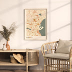 aarhus denmark map poster - image 3