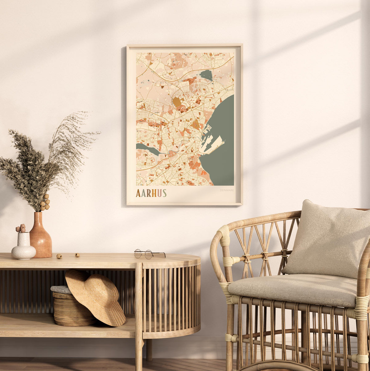 aarhus denmark map poster - image 3