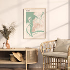 belem, brazil map poster - image 3