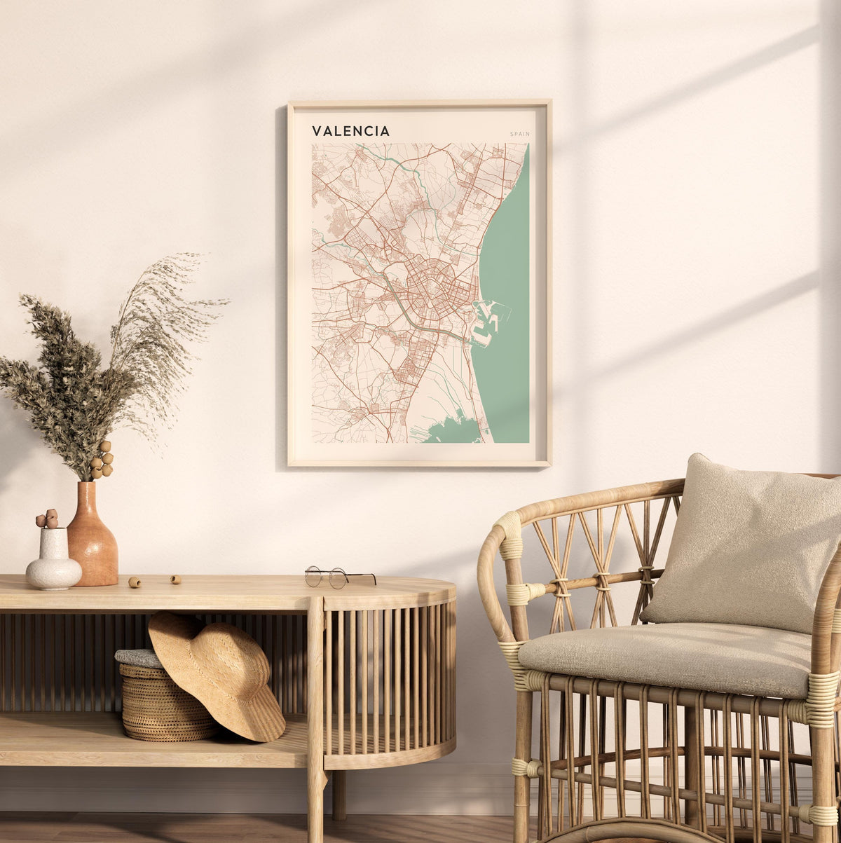 valencia spain map poster - image 3