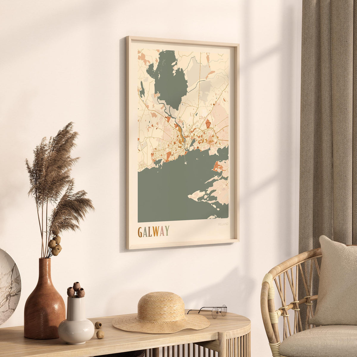galway ireland map poster - image 2